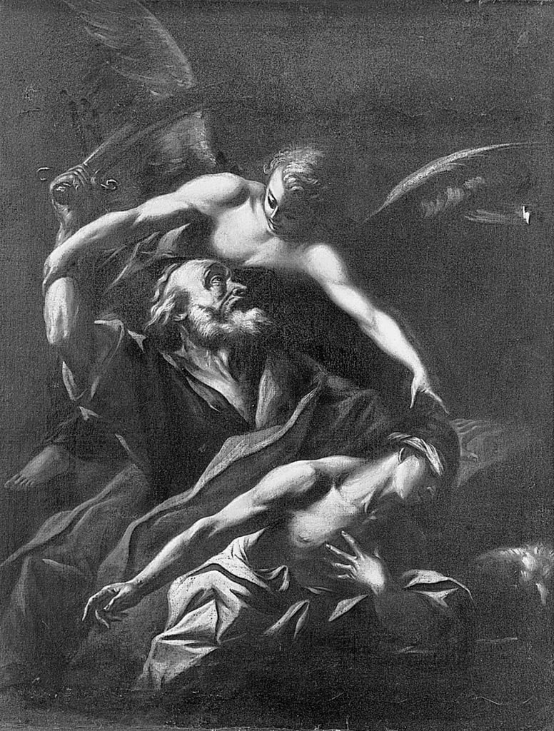  154-Giovanni Lanfranco-Il sacrificio di Isacco 